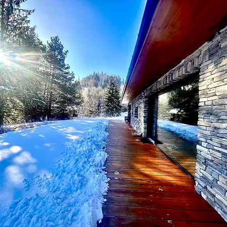 シャレー Mountain Rock - Luxury Retreat At Kvacianska Dolina