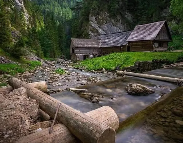 בקתה Mountain Rock - Luxury Retreat At Kvacianska Dolina