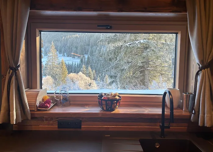 בקתה Mountain Rock - Luxury Retreat At Kvacianska Dolina