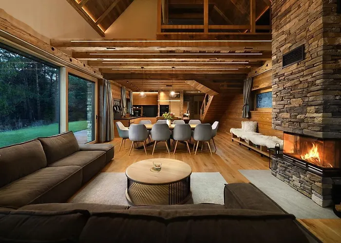 בקתה Mountain Rock - Luxury Retreat At Kvacianska Dolina *