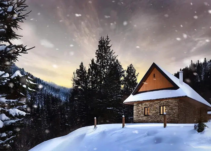 בקתה Mountain Rock - Luxury Retreat At Kvacianska Dolina זוברץ